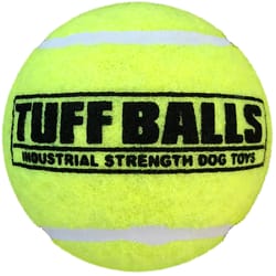 Petsport Tuff Ball Green Polyster/Rubber Tennis Balls 2 pk