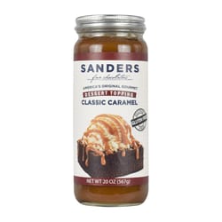 SANDERS Fine Chocolatier Classic Caramel Dessert Topping 20 oz Jar