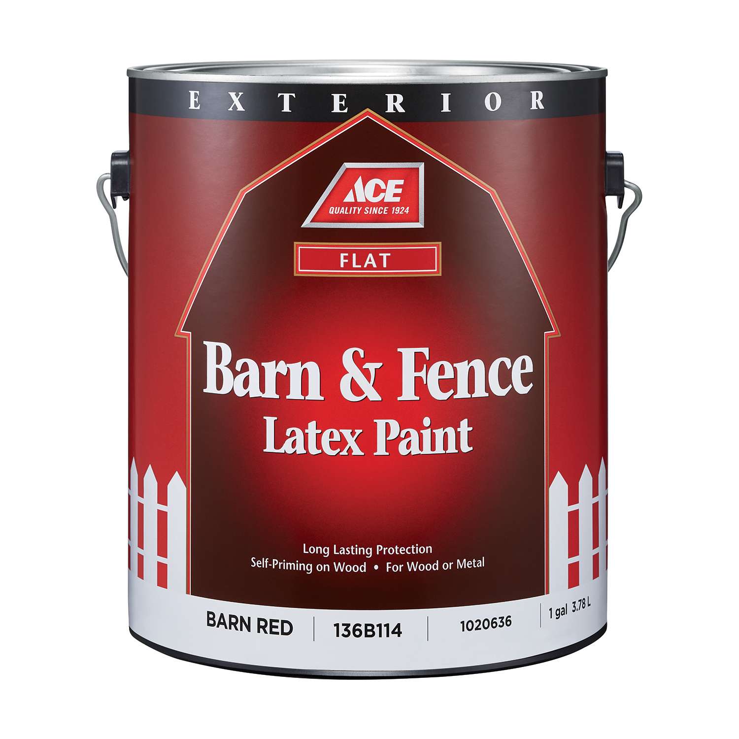 Ace Flat Barn Red Barn and Fence Paint Exterior 1 gal Ace Hardware