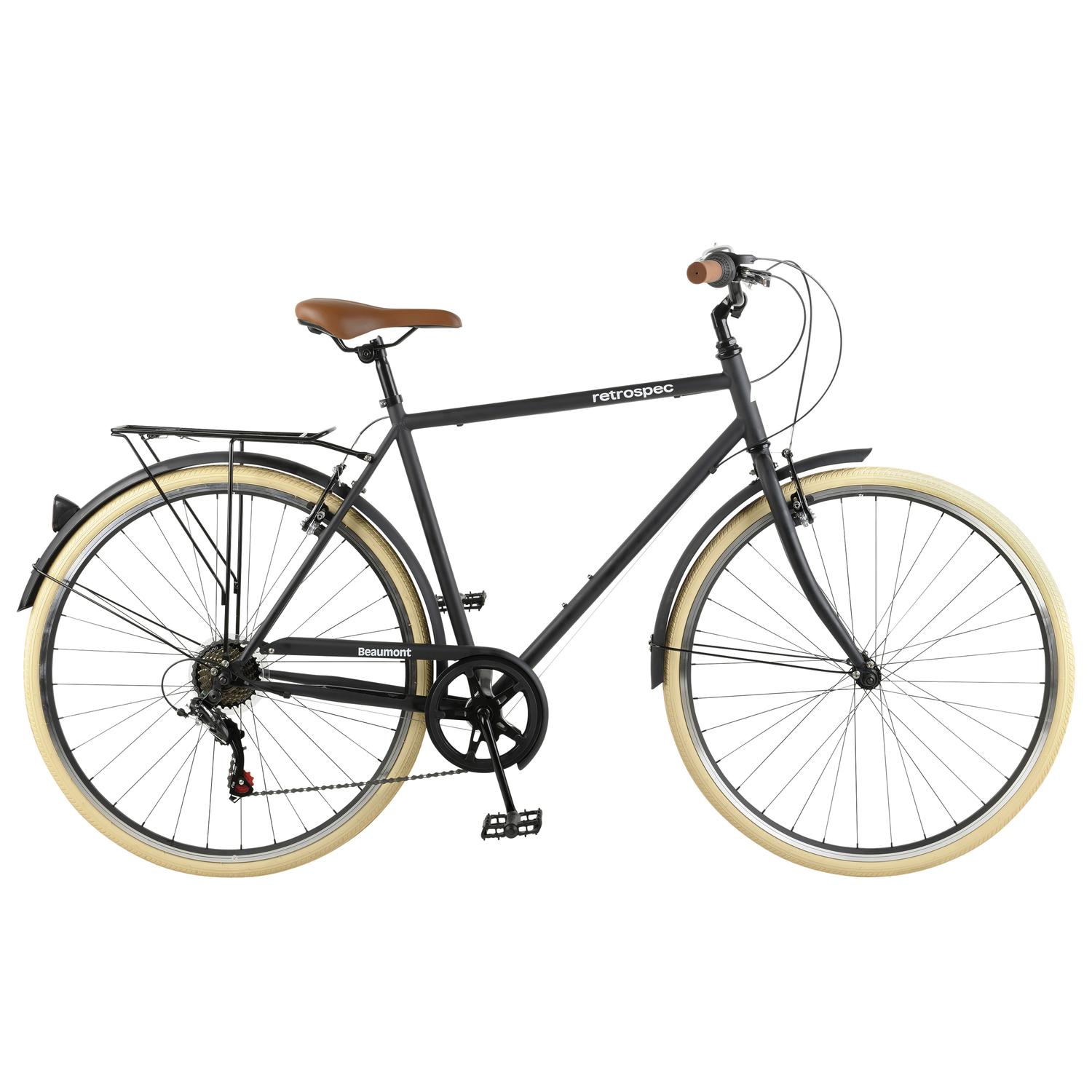 Retrospec Beaumont Men City Bicycle Matte Black Sansujyuku sansujyuku.com