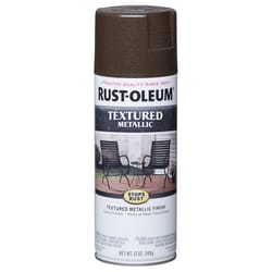 Rust-Oleum Textured Metallic Metallic Mystic Brown Spray Paint 12 oz
