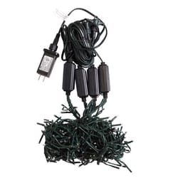 Celebrations LED Clear Cluster Rain Lights 47 in. Hanging Decor