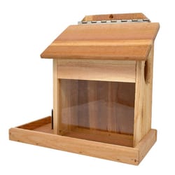 Songbird Essentials Cedar Cafe Squirrel Feeder