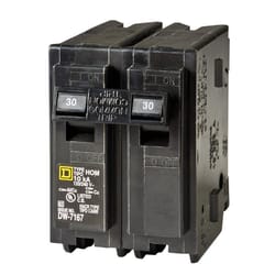 Square D HomeLine 30 amps Surge 2-Pole Circuit Breaker