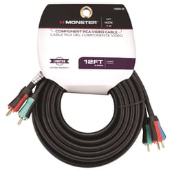 Monster Just Hook It Up 12 ft. L Component Video Cable RCA