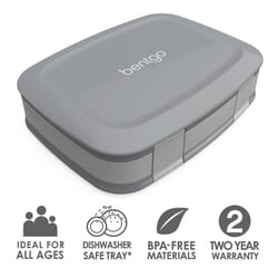 Bentgo fresh 39.8 oz Gray Clip It Lunch Cube 1 pk