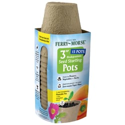 Ferry-Morse 15 Cells 3 in. H X 3 in. W X 3 in. L Seed Starting Peat Pot 15 pk