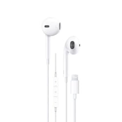 MonkeyZ SM6681 - Lightning Earbuds - 4 FT Earbud w/Microphone