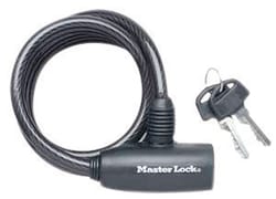 Master Lock 6 ft. L Steel Pin Tumbler Cable Lock Keyed Alike