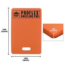 Ergodyne ProFlex 21 in. L X 14 in. W Foam Kneeling Pad Orange