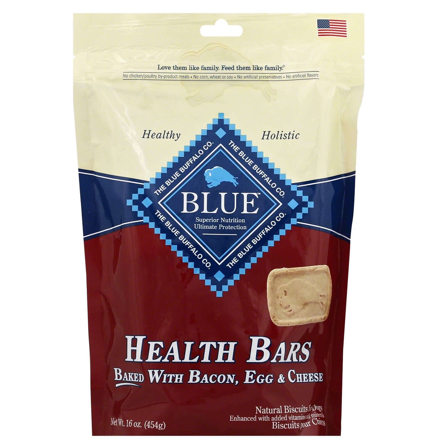Blue Buffalo Health Bars Bacon, Egg and Cheese Treats For Dog 16 oz. 1 pk Ace Hardware