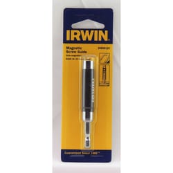 Irwin Hex 4-11/16 in. L Screw Guide Steel 1 pk