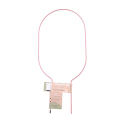 Mossify 17 in. H X 7.75 in. W X 7.75 in. D Pink Metal Planter Trellis