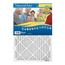 NaturalAire 14 in. W X 20 in. H X 1 in. D Synthetic 13 MERV Pleated Air Filter 1 pk