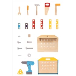 Hape Little Engineers Workbench Multicolored 51 pc