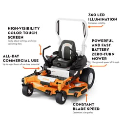 STIHL RZA 760 60 in. 0 cc Battery Zero Turn Riding Mower Kit (Battery & Charger)