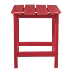 Signature Design by Ashley Sundown Treasure Red Rectangular Plastic Contemporary End Table