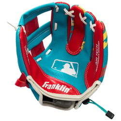 Franklin Air Tech Red/Royal PVC Baseball Glove 1 pk