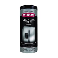 Weiman Fresh Clean Scent Stainless Steel Cleaner 30 pk Wipes