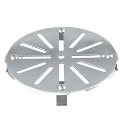 Sioux Chief Gripper 7-1/4 in. Chrome Round Stainless Steel Floor Drain Cover
