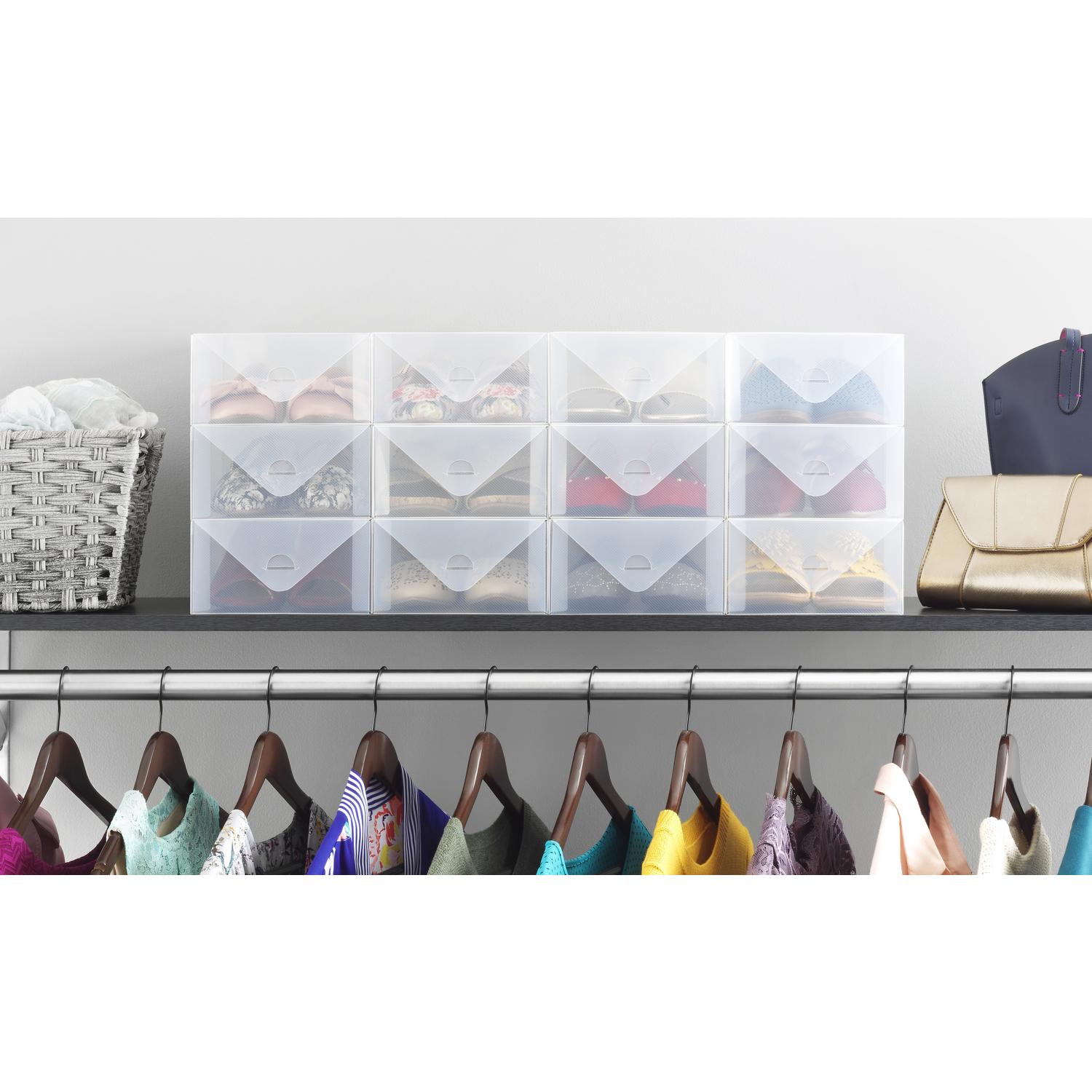 Whitmor Plastic Women s Shoe Box