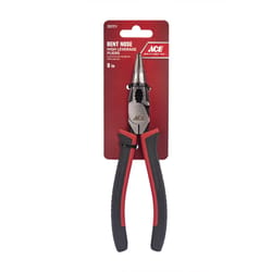 Ace 8 in. Chrome Vanadium Steel Bent Nose Pliers