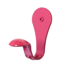 FENIX SmartHook 3.5 in. L Powder Coated Pink Steel Contemporary Hook 15 lb. cap. 1 pk