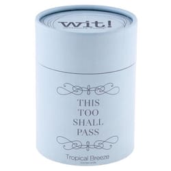 Karma Gifts Blue Tropical Breeze Scent This Too Shall Pass Candle 10.5 oz