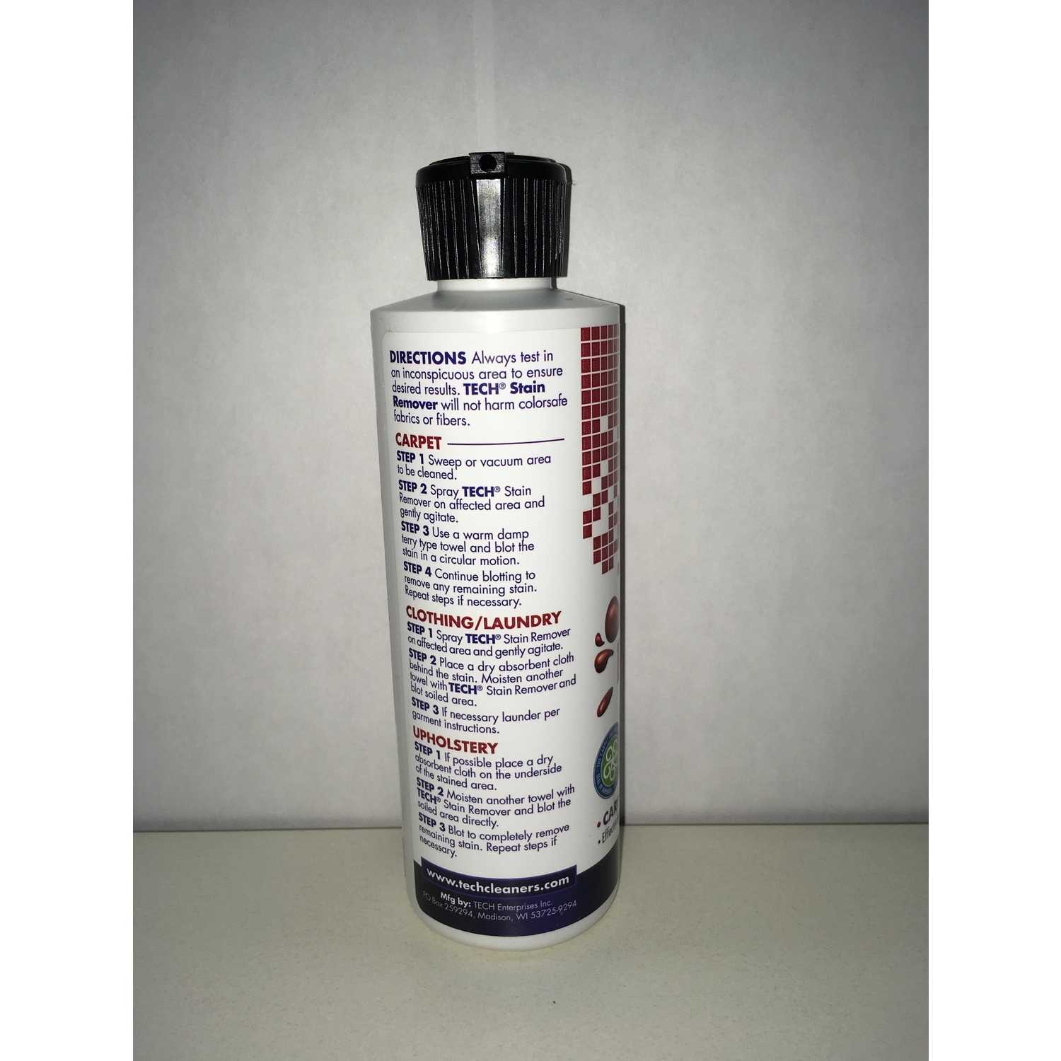 Tech No Scent Stain Remover 8 oz. Liquid Ace Hardware