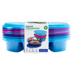 Bentgo Easy Lunch Boxes 4 compartments Jewel Brights Lunch Box 4 pk