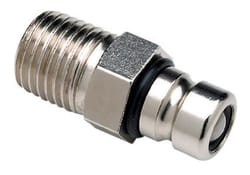 Seachoice Connector Male Fits Chrysler, Force and Suzuki, For fuel line assembly 1/4 in. CP Brass