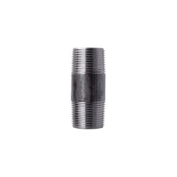 STZ Industries 1 in. MIP each X 1 in. D MIP Black Steel 3 in. L Nipple