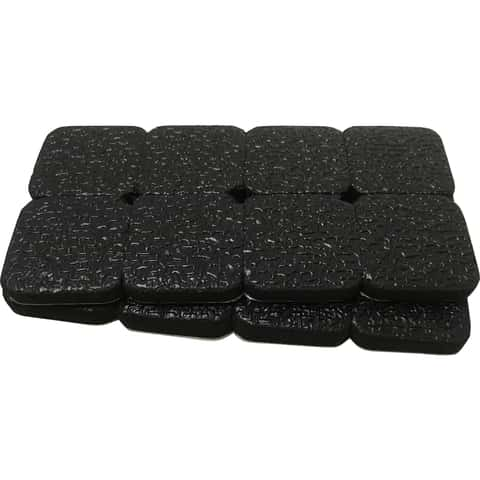 Shepherd 2 in. Anti-Skid Pads 8 Pack, Black