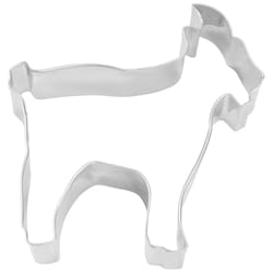 R&M International Corp 2 in. W X 4 in. L Goat Cookie Cutter Silver 1 pc