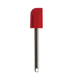 RSVP International Endurance Red Silicone/Stainless Steel Medium Spatula