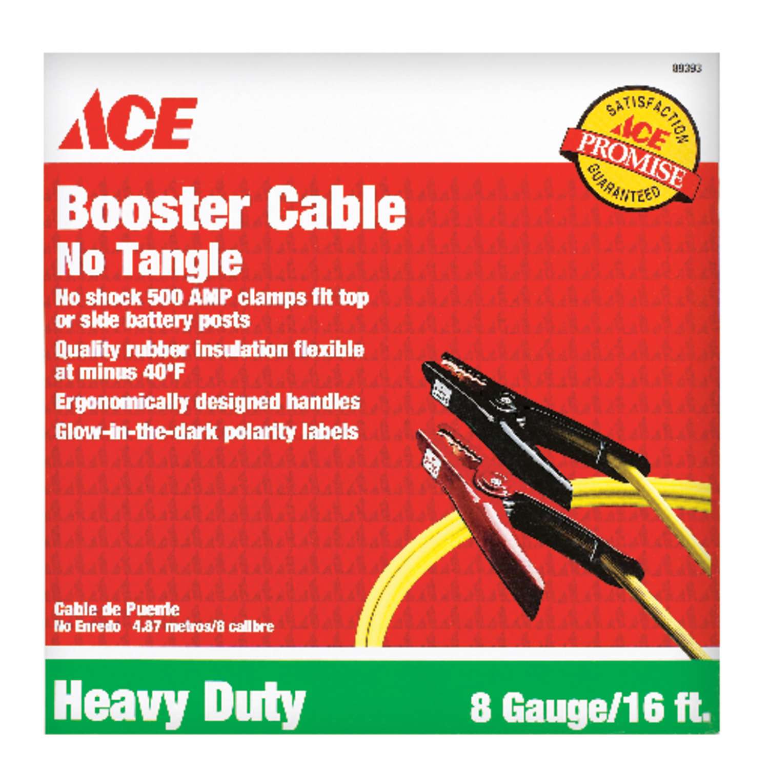 ACE 16 ft. 8 Ga. Booster Cable 275 amps Ace Hardware