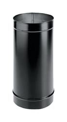 DuraVent DuraBlack 6 in. D X 12 in. L Galvanized Steel Stove Pipe