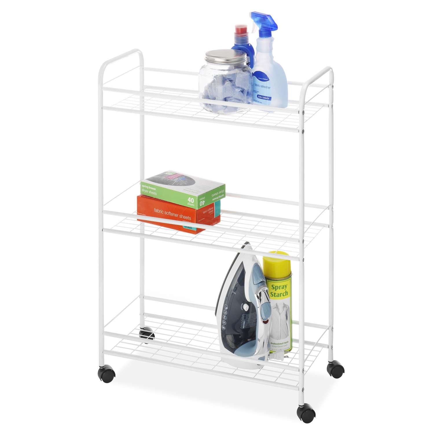 Whitmor 3019/32 in. H X 2113/16 in. W X 9.25 in. D Storage Cart Ace