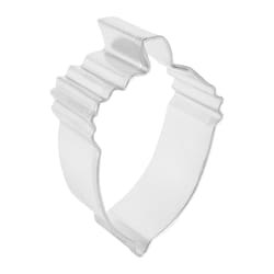 R&M International Corp International Corp 2 in. W X 3 in. L Acorn Cookie Cutter Silver 1 pc