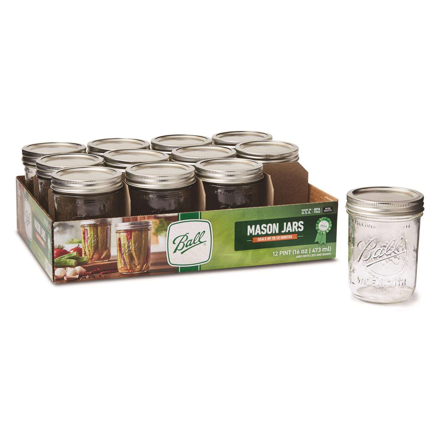 40 Pack 4Oz Glass Jars with Lids,Small Mason Jars Wide Mouth,Mini Canning  Jars