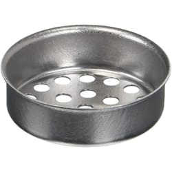 PlumbCraft 1-5/16 in. D Chrome Stainless Steel Laundry Tub Strainer Silver