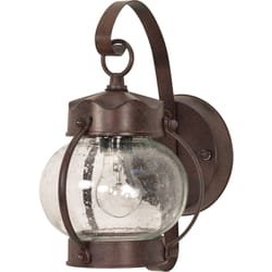 Nuvo Textured Bronze Switch Incandescent Lantern Fixture