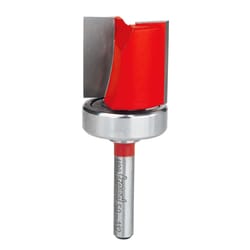 Freud 1 in. D X 1 in. X 2-3/4 in. L Carbide Tipped Top Bearing Flush Trim Router Bit