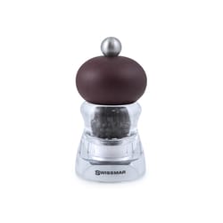 Swissmar Andrea Chocolate/Clear Acrylic Pepper Mill