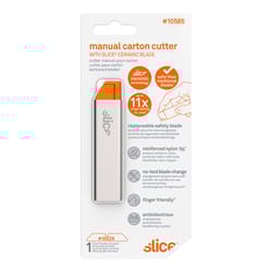Slice 6.17 in. Carton Cutter Silver 1 pc