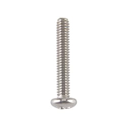 HILLMAN No. 8-32 Ga. X 1 in. L Phillips Flat Head Stainless Steel Machine Screws 100 pk
