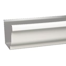 Amerimax 3.5 in. H X 5 in. W X 120 in. L White Aluminum K Gutter