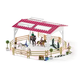Schleich Horse Club Riding School w/Riders & Horses Toy Multicolored