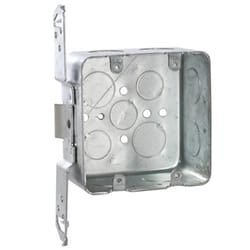 Raco 30-5/16 cu in Square Metal 2 gang Junction Box Gray