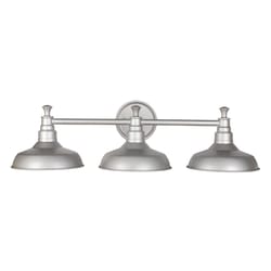 Design House Galvanized 3 lights Vanity Light Surface